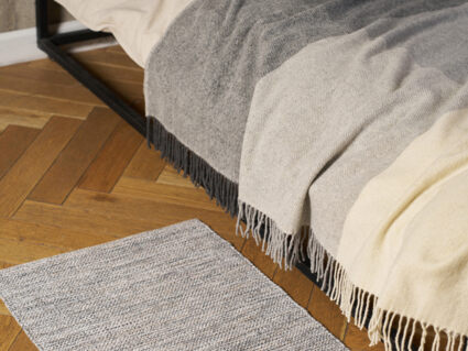 Плед Luxberry WOOLEN серо-графитовый 505